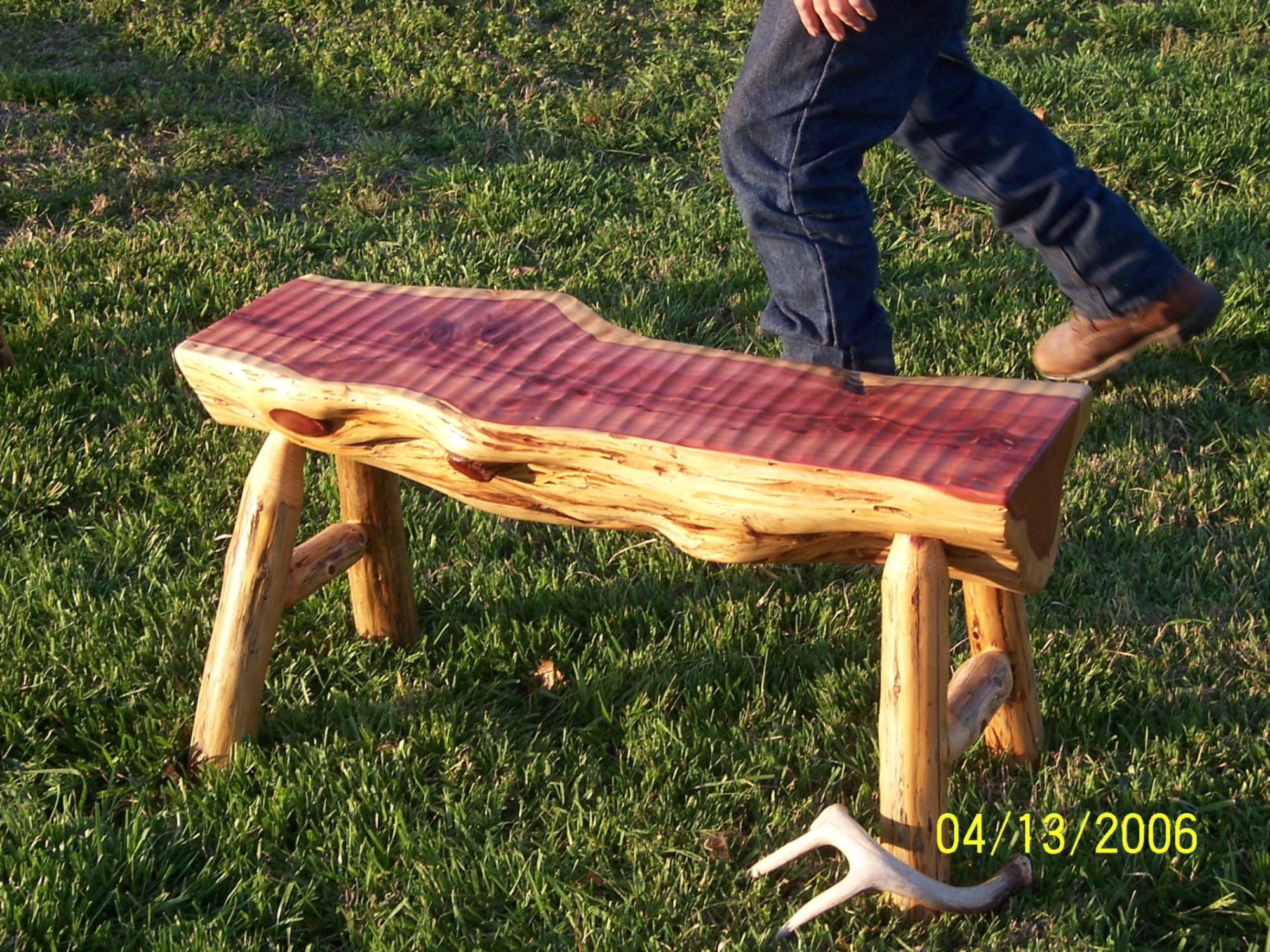 Rustic Log Furniture Roark Phillips Chainsaw Carving Tables Bench